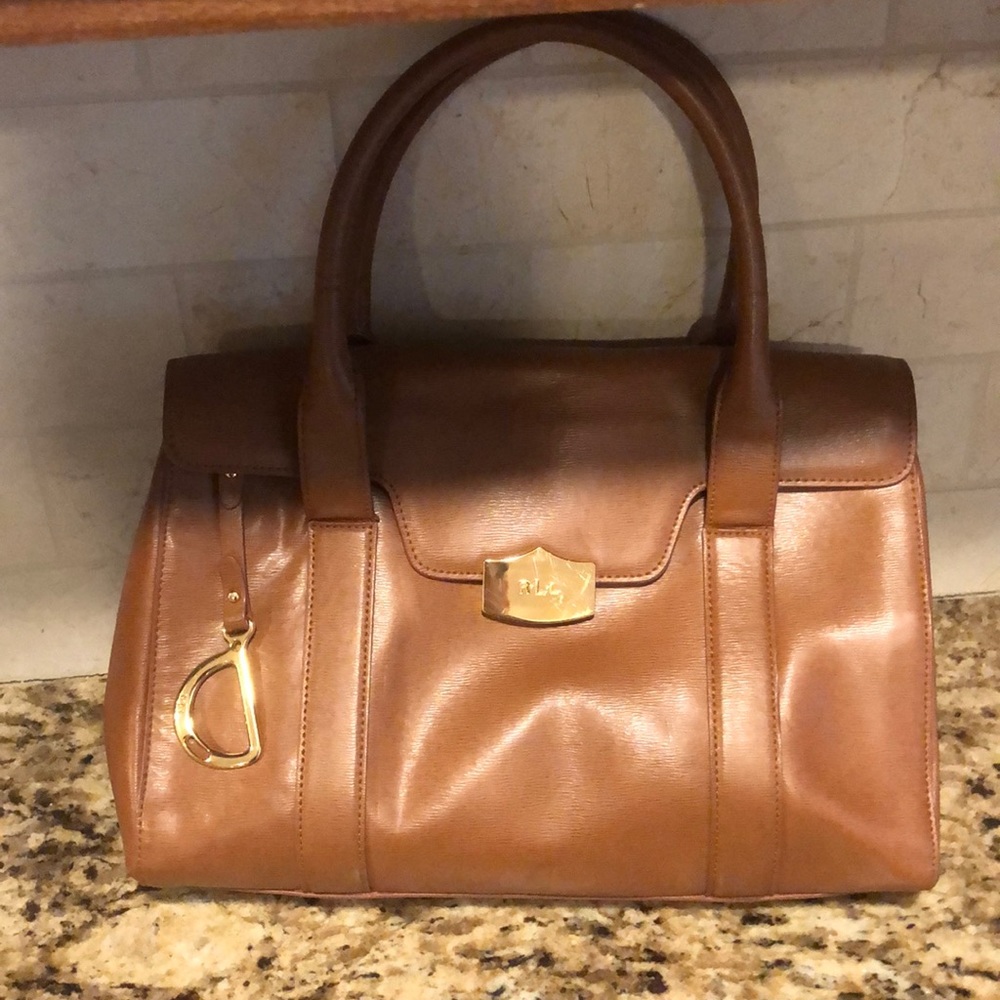 Ralph Lauren tan bag - leather feel
